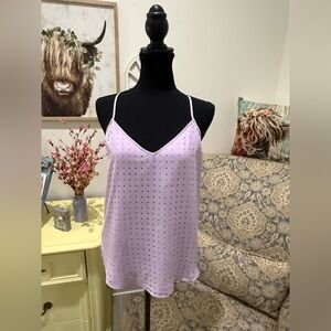 Banana Republic Purple Backless Camisole Top